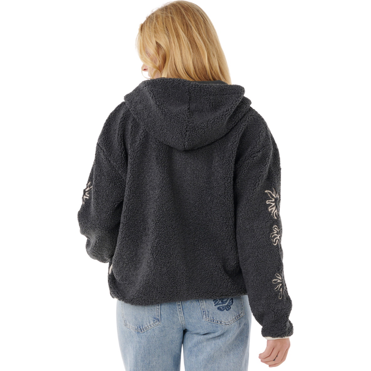 2025 Rip Curl Dame Pacific Rider Polar Fleece 09YWFL - Noir